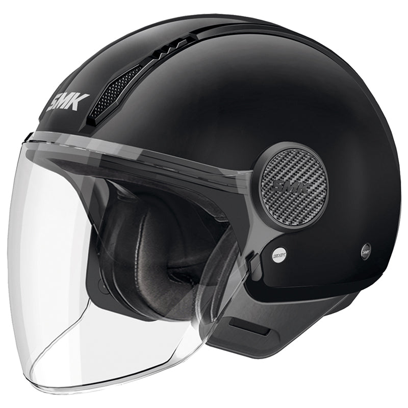 SMK CASCO JET LAMINAR NEGRO BRILLO (GL200)