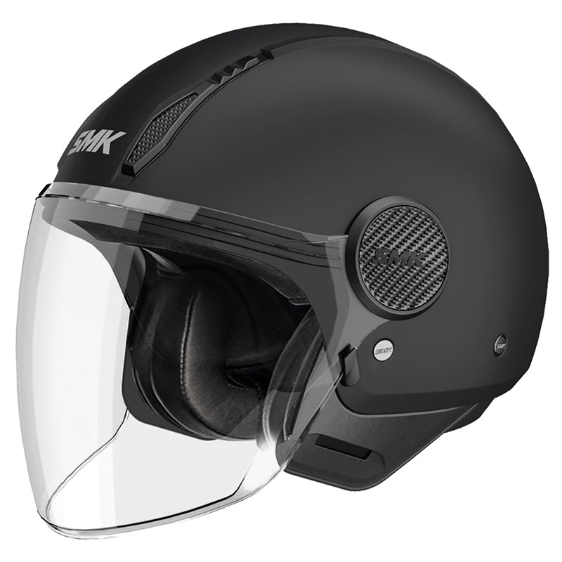 SMK CASCO JET LAMINAR NEGRO MATE (MA200)