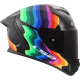 LS2 FF820 RAPID III FLOW INTEGRAL CASCO DE MOTO NEGRO MULTI