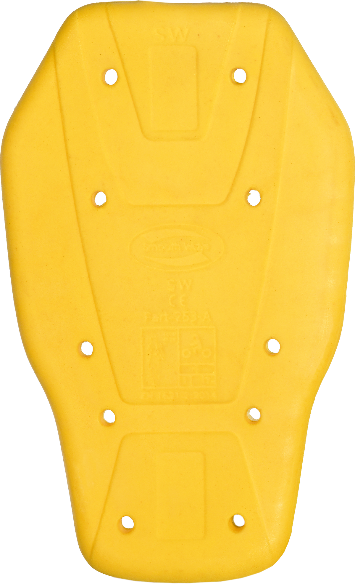 R-TECH - SW 251 PROTECTOR ESPALDERA LEVEL 1 AMARILLO TU