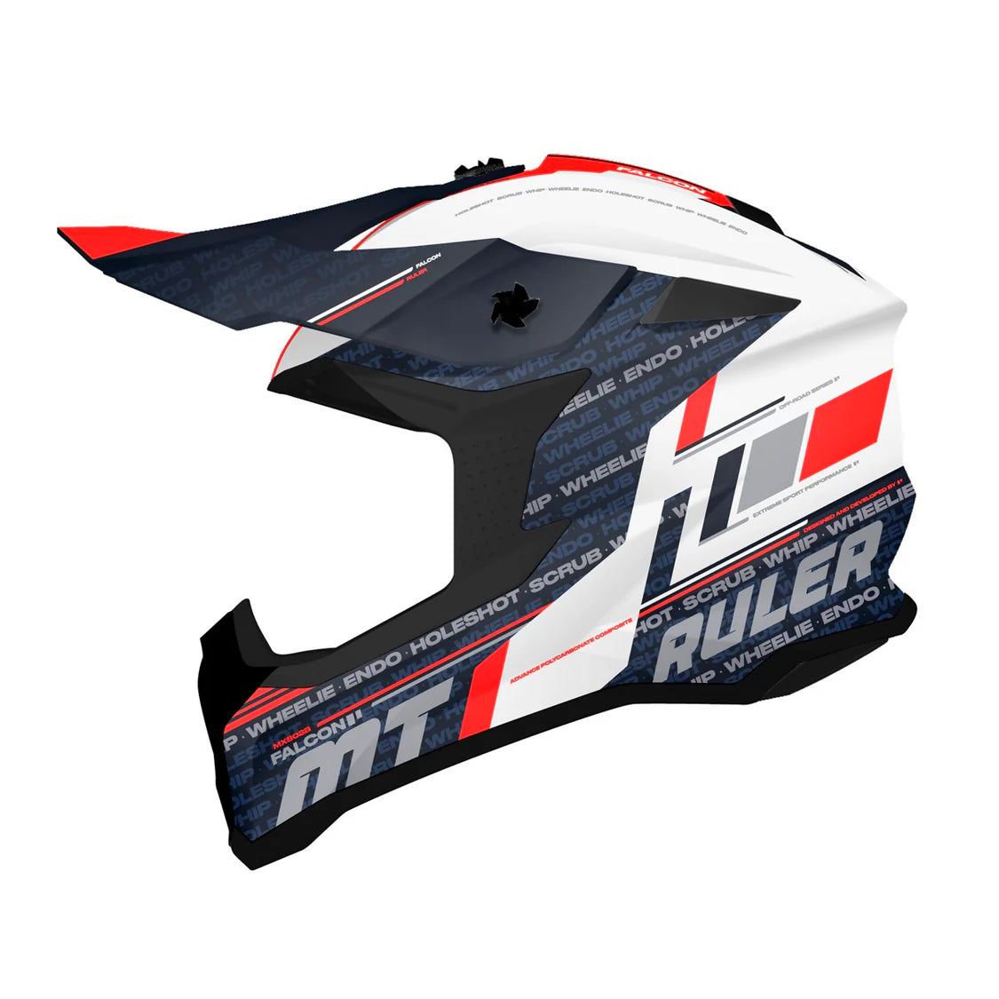 MT CASCO DE MOTO MX802B FALCON S RULER A15 BRILLO