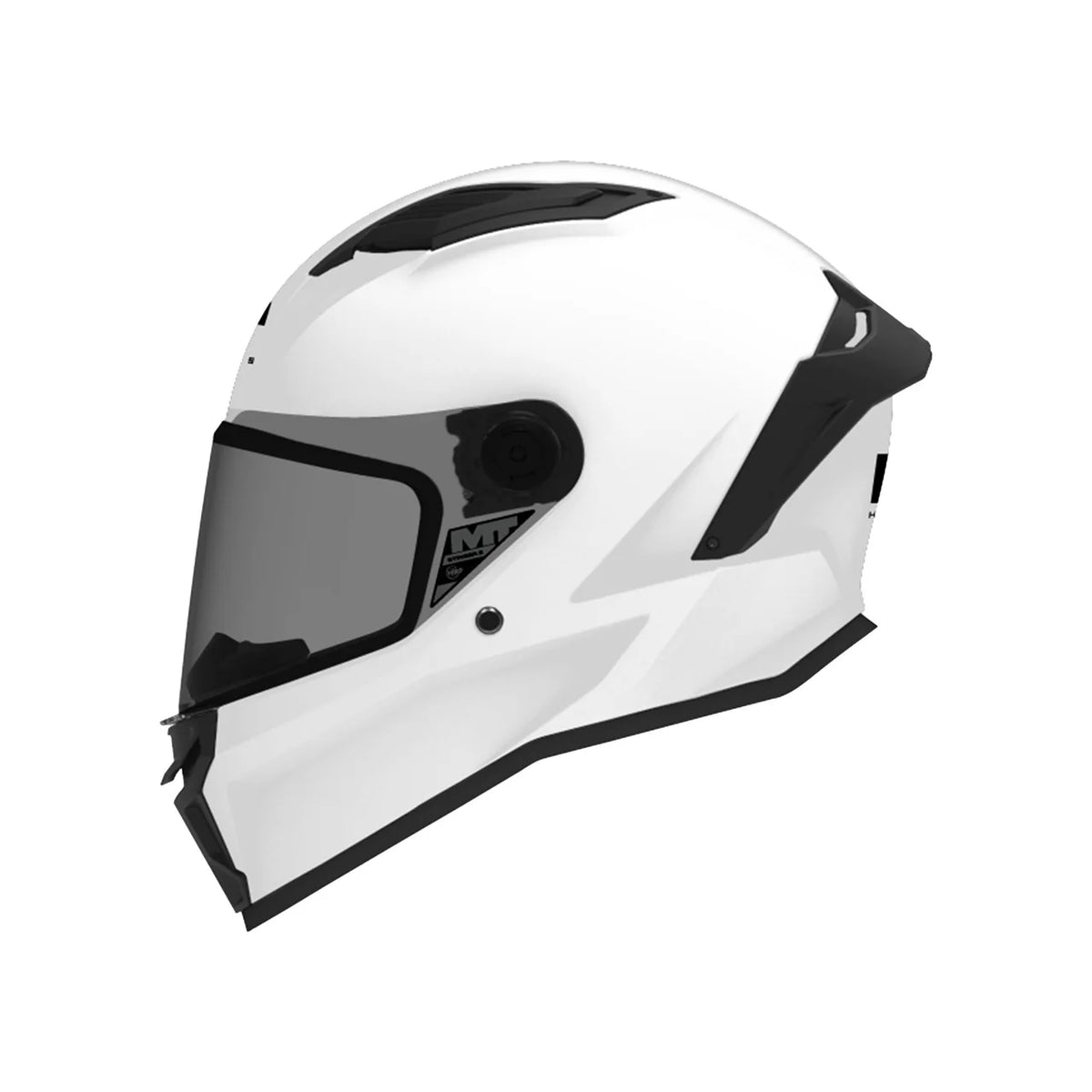 MT CASCO DE MOTO FF126Y STINGER 2 YOUTH PURE A0 BLANCO PERLA BRILLO
