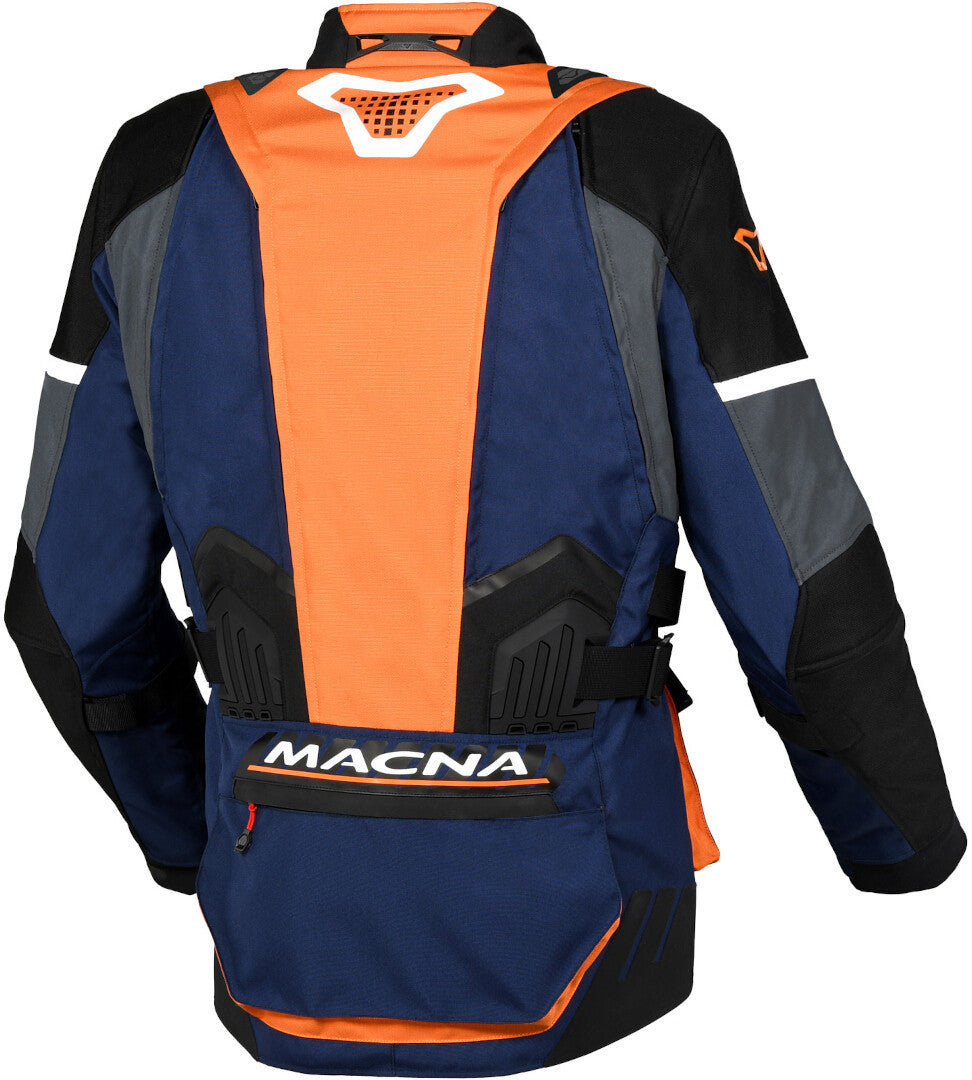 Macna Domane Hombre Chaqueta Textil Azul Oscuro Naranja Negro