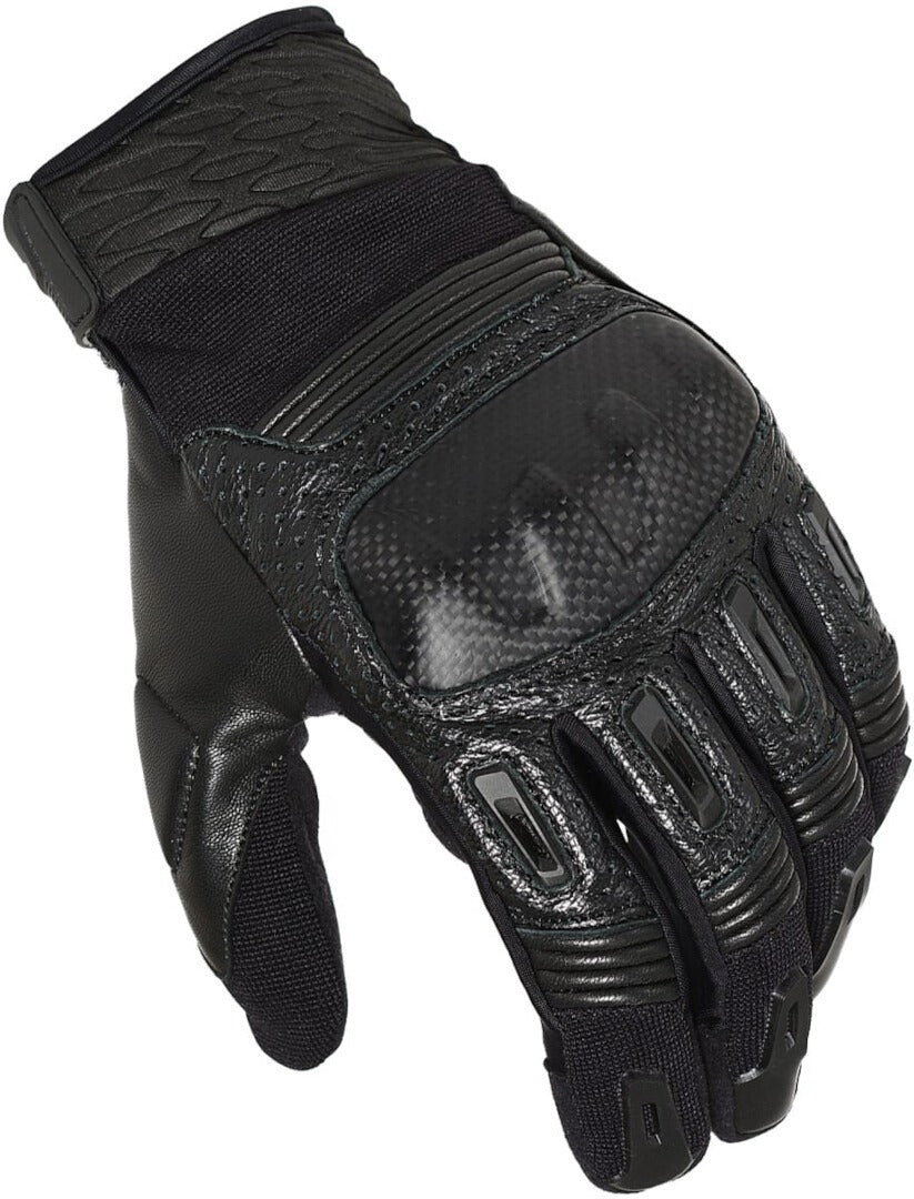 MACNA RIME HOMBRES GUANTES MOTO PERFORADO NEGRO - GUANTES