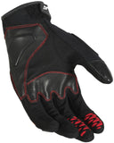 MACNA RIME HOMBRES GUANTES MOTO PERFORADO NEGRO ROJO - GUANTES
