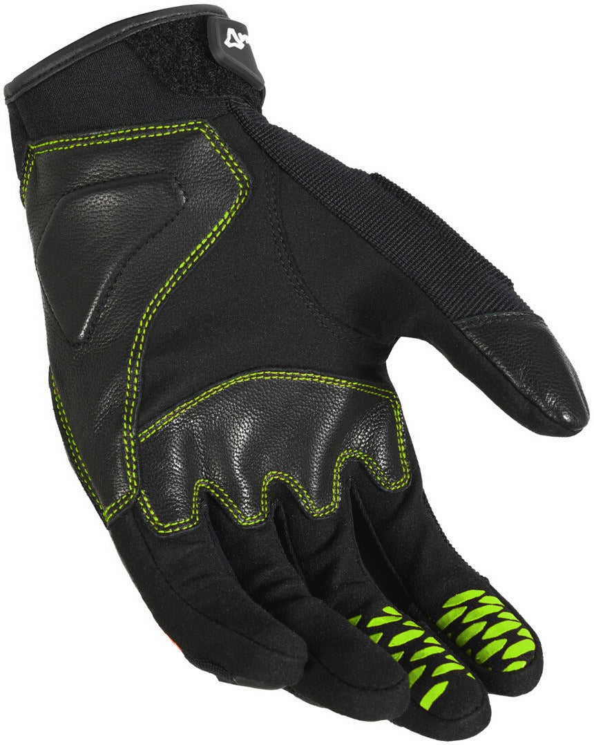 MACNA RIME HOMBRES GUANTES MOTO PERFORADO NEGRO AMARILLO - GUANTES