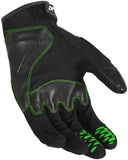 MACNA RIME HOMBRES GUANTES MOTO PERFORADO NEGRO VERDE - GUANTES