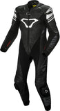 MACNA TRACKTIX 1 PIEZA MOTO PERFORADO TRAJE DE CUERO NEGRO BLANCO - 58 / NEGRO BLANCO - Mono