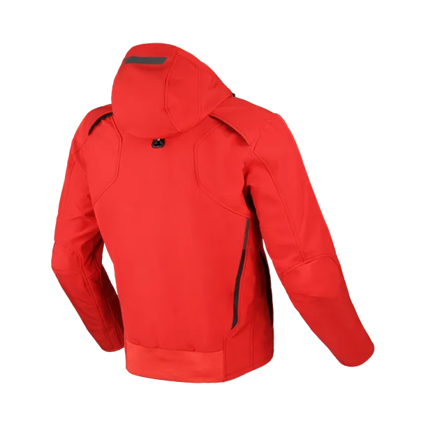 MACNA ATRACOR Hombre Softshell Verano Chaqueta Moto Rojo