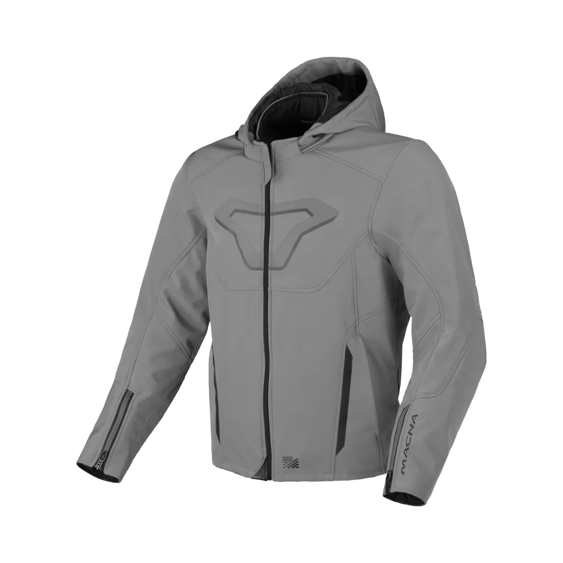 MACNA ATRACOR Hombre Softshell Verano Chaqueta Moto Gris