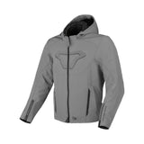 MACNA ATRACOR Hombre Softshell Verano Chaqueta Moto Gris