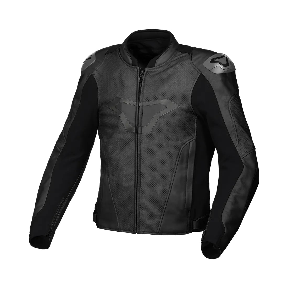Macna Aviant Air hombre Chaqueta deportiva cuero negro