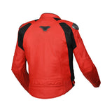 Macna Aviant Air hombre Chaqueta cuero motociclista negro rojo