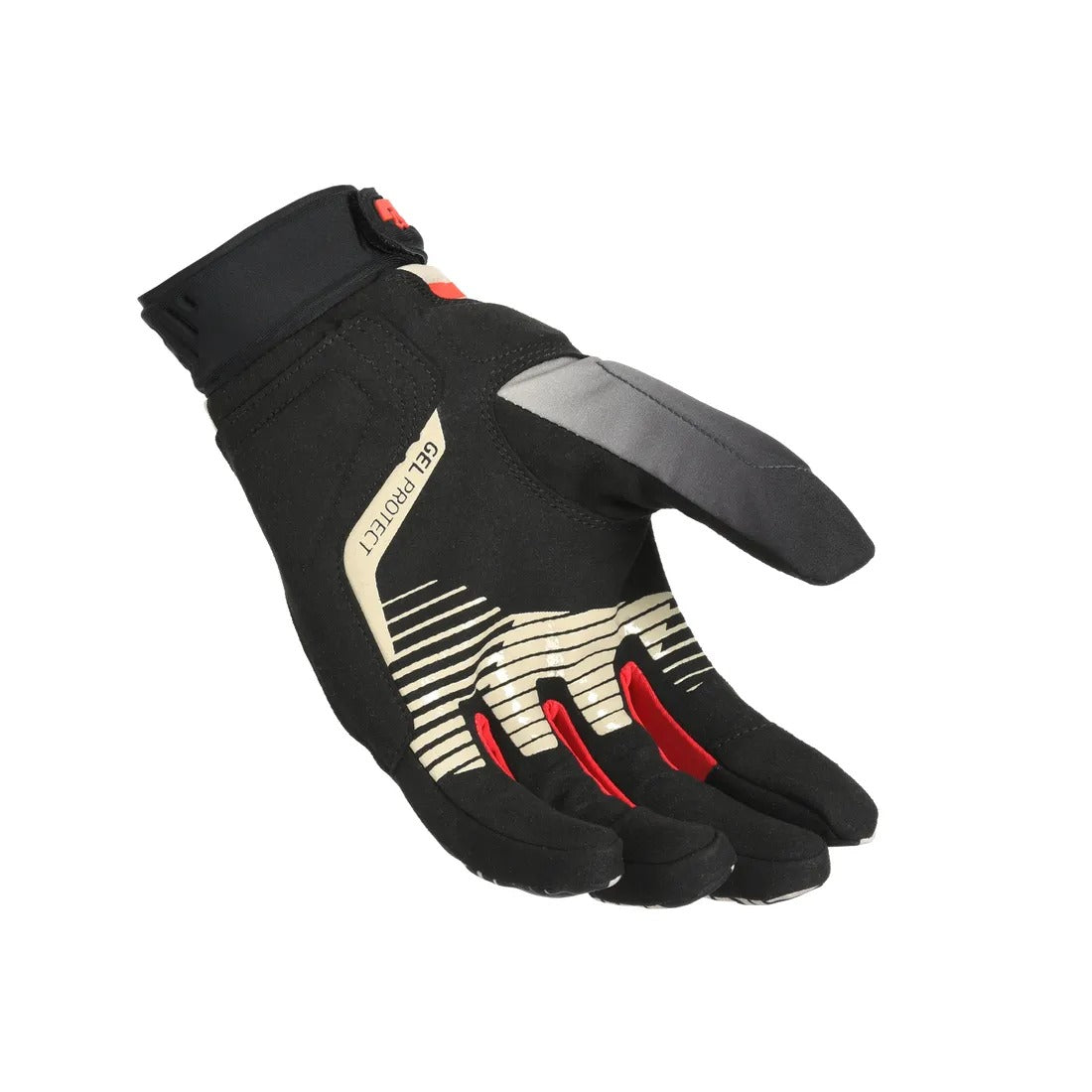 MACNA LITHIC Guantes Turismo De Motociclismo Negro Marrón Rojo - GUANTES