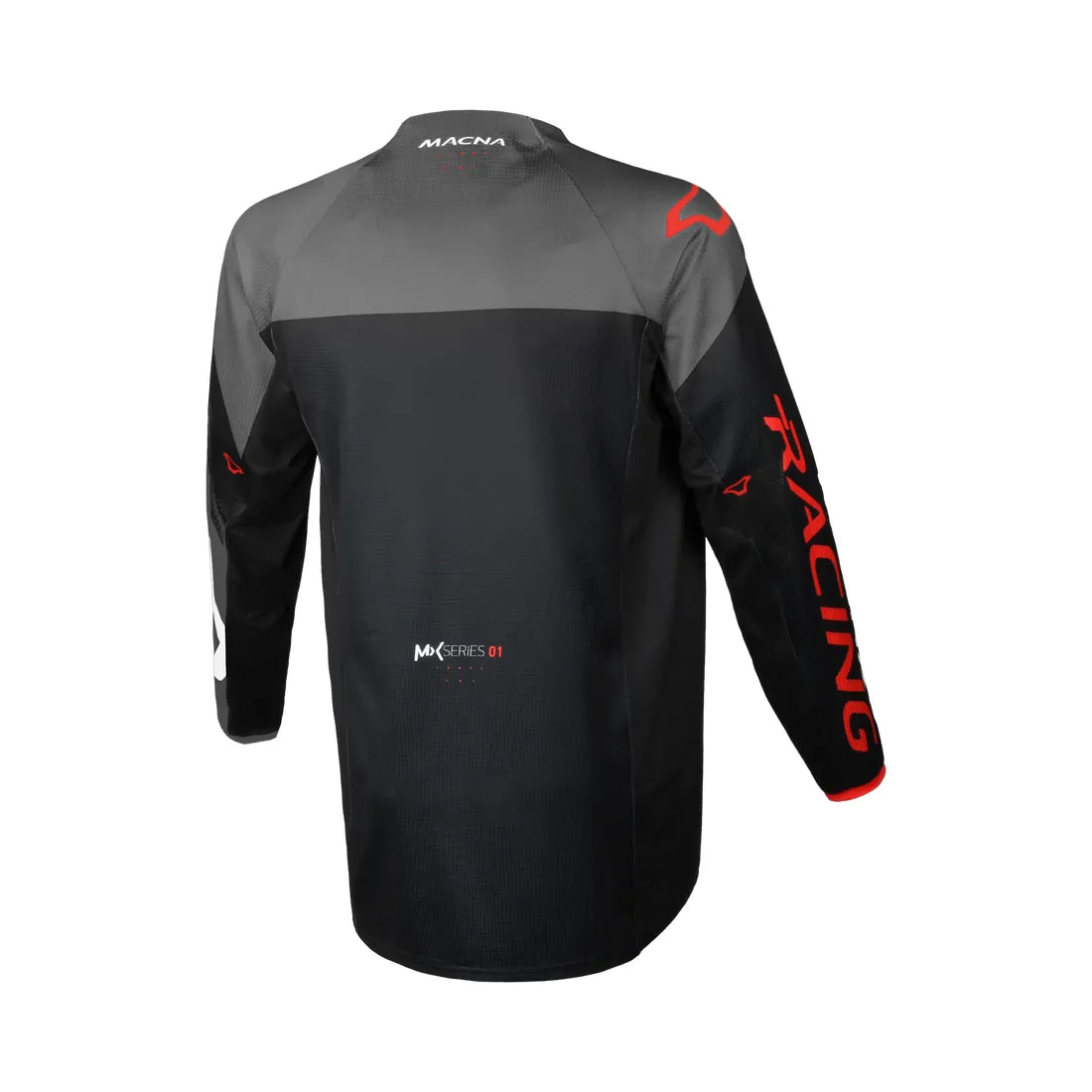 MACNA Backyard-1 hombre camisa motocross Negro Gris Blanco