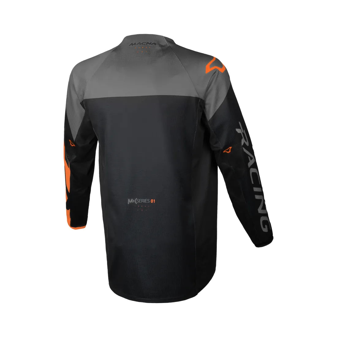 MACNA Backyard-1 Hombre Camisa moto Negro Gris Naranja