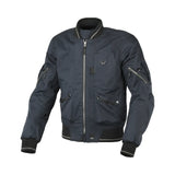 MACNA BASTIC Hombre Impermeable Bomber Chaqueta Azul Oscuro