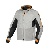 Macna Beacon hombre Chaqueta textil impermeable Gris Negro Naranja