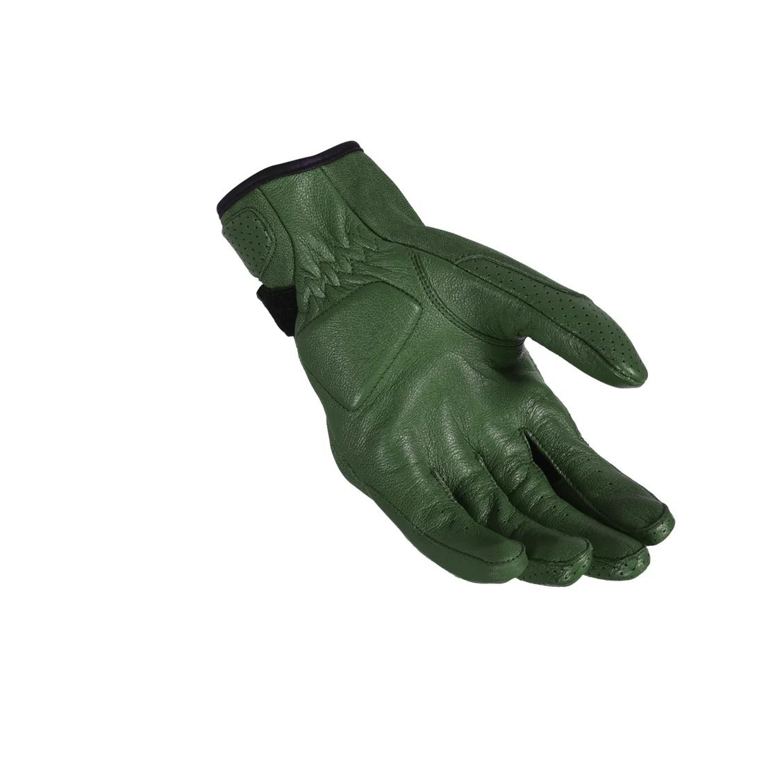 MACNA BOLD HOMBRES CUERO PERFORADO GUANTES MOTO VERDE - GUANTES