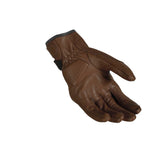 MACNA BOLD HOMBRES CUERO PERFORADO GUANTES MOTO MARRÓN OSCURO - GUANTES