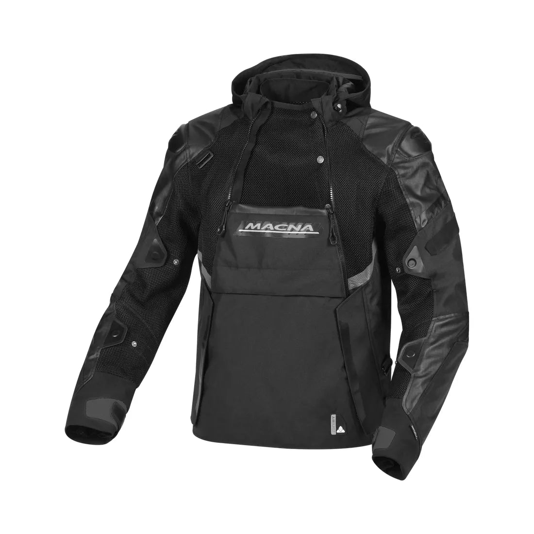 Macna Bradical hombre Chaqueta equitación textil impermeable negro