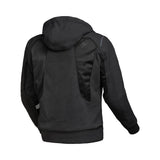  MACNA BREEZE Sudadera Capucha Moto Cremallera Hombre Negro