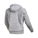 MACNA BREEZE Sudadera Capucha Moto Cremallera Hombre Gris Claro