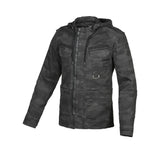 MACNA COMBAT SUDADERA CAPUCHA MOTO CREMALLERA HOMBRES GRIS