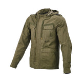 MACNA COMBAT SUDADERA CAPUCHA MOTO CREMALLERA HOMBRES VERDE