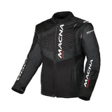 MACNA CREST Hombre Moto Softshell Chaqueta Negro
