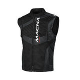 MACNA CREST Hombre Moto Softshell Chaqueta Negro
