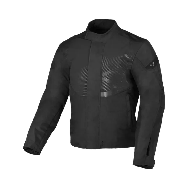 MACNA Dromico Textil Hombre Impermeable Moto Chaqueta Negra