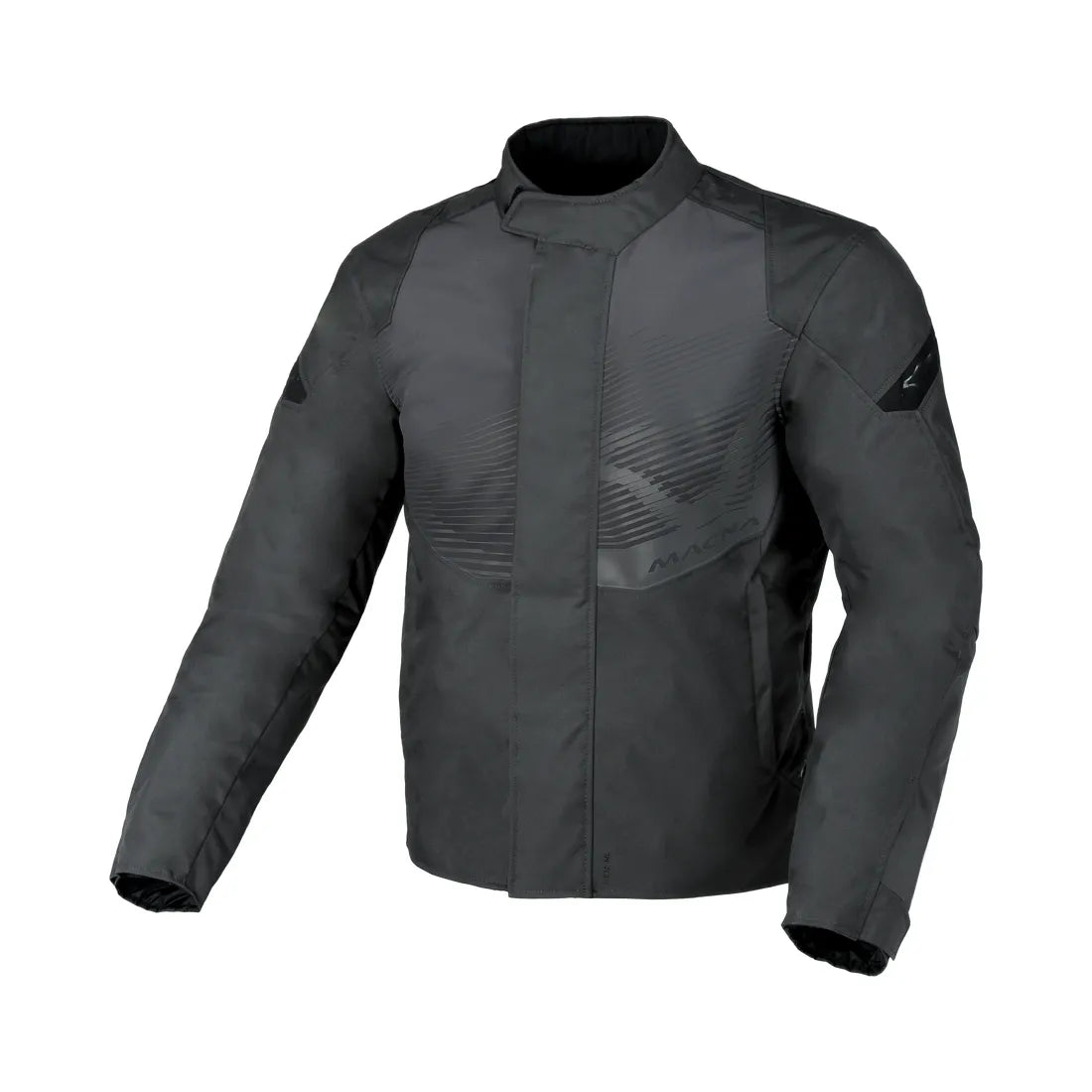 MACNA Dromico Hombre Impermeable Moto Chaqueta Gris Oscuro