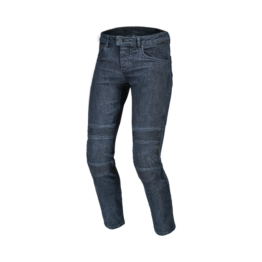 MACNA Flute Urbanos Moto Corte Ajustado Denim Vaqueros Azul