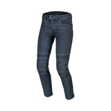 MACNA Flute Urbanos Moto Corte Ajustado Denim Vaqueros Azul