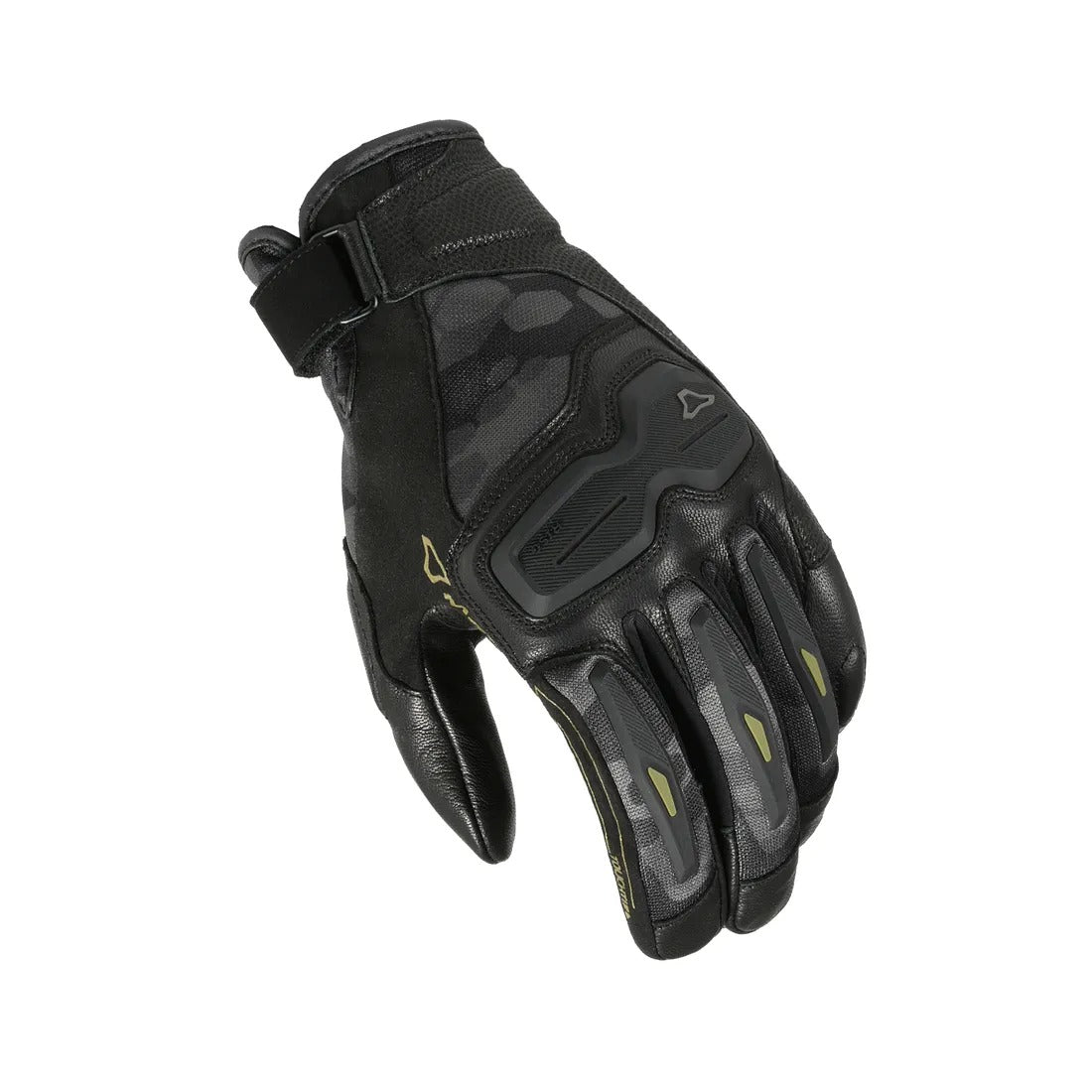 MACNA HAROS HOMBRES GUANTES MOTO ERGOTHUMB CAMUFLAJE NEGRO - GUANTES