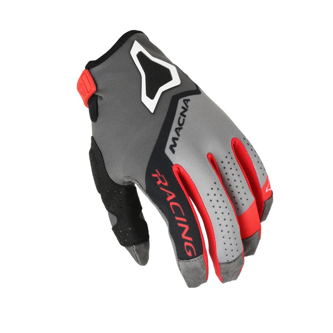 MACNA HEAT 1 MX HOMBRES GUANTES MOTOCROSS NEGRO GRIS ROJO - GUANTES