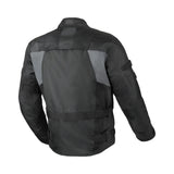  Macna Higera hombre Chaqueta textil impermeable motocicleta Negro