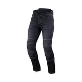 MACNA INDIVIDI Hombre Denim Moto Ajustados Vaqueros Negros