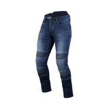 MACNA INDIVIDI Hombre Denim Moto Ajustados Vaqueros Azul