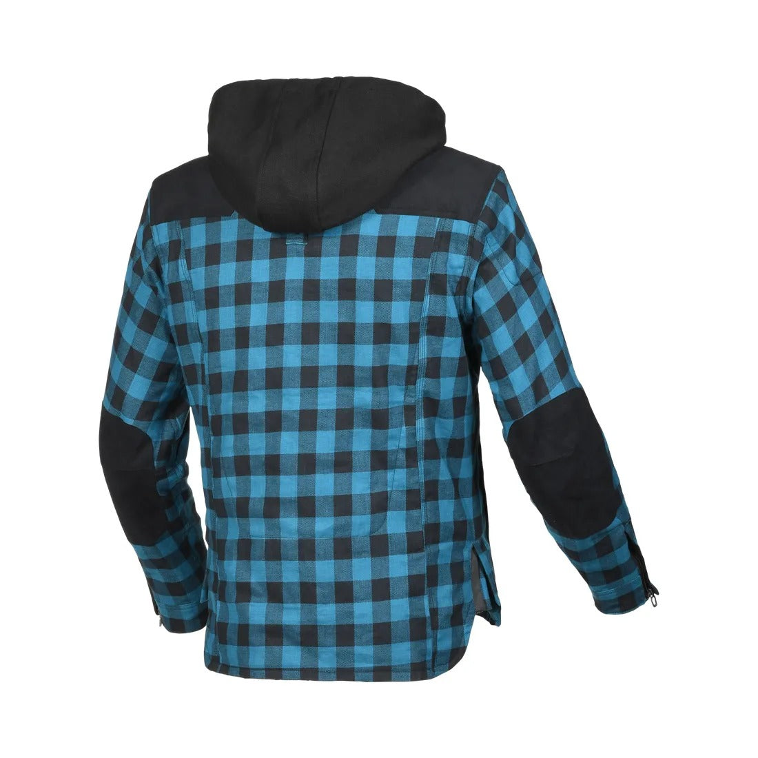 MACNA INLAND HOMBRES MOTO TEXTIL CAPUCHA CHAQUETA AZUL 