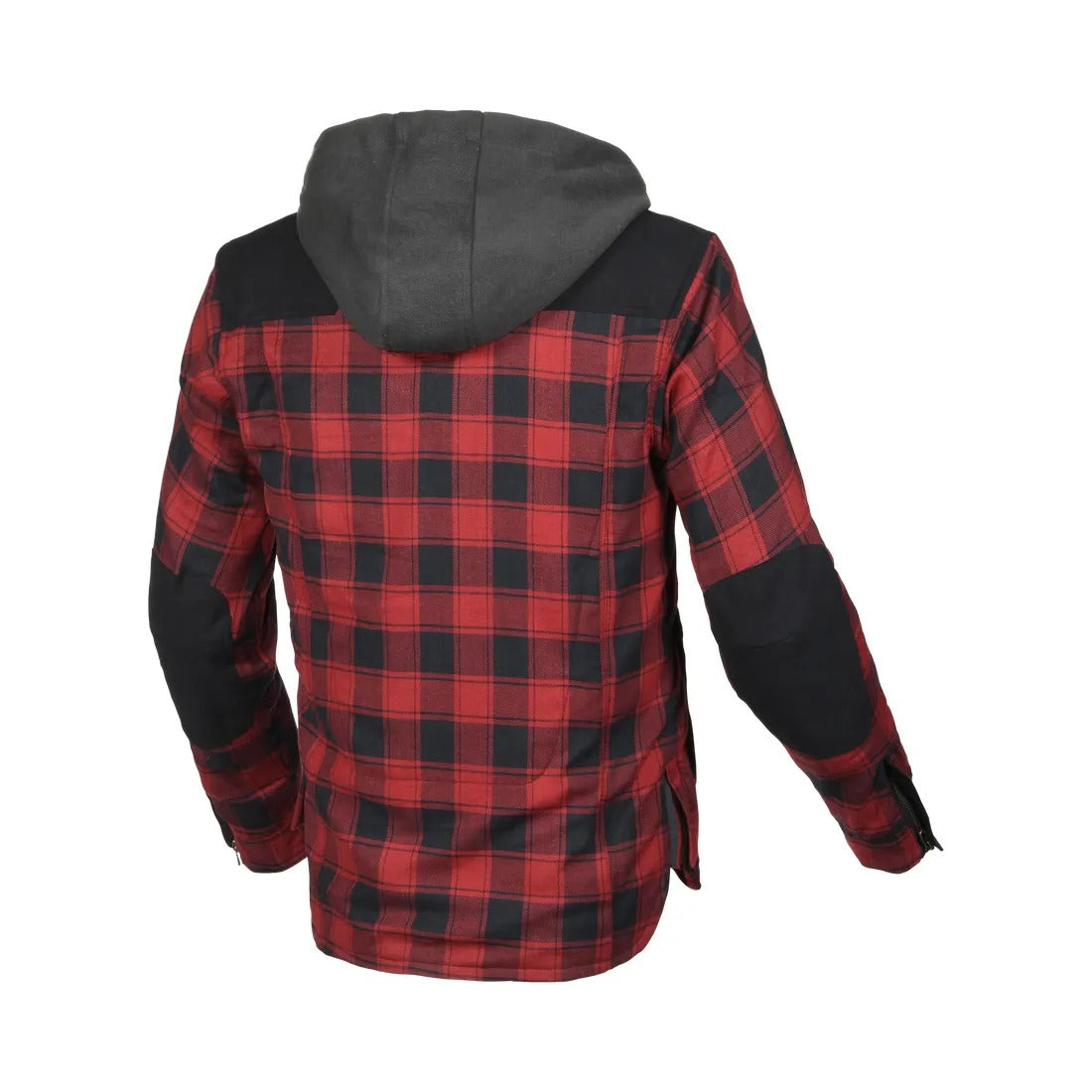 MACNA INLAND HOMBRES MOTO TEXTIL CAPUCHA CHAQUETA ROJO