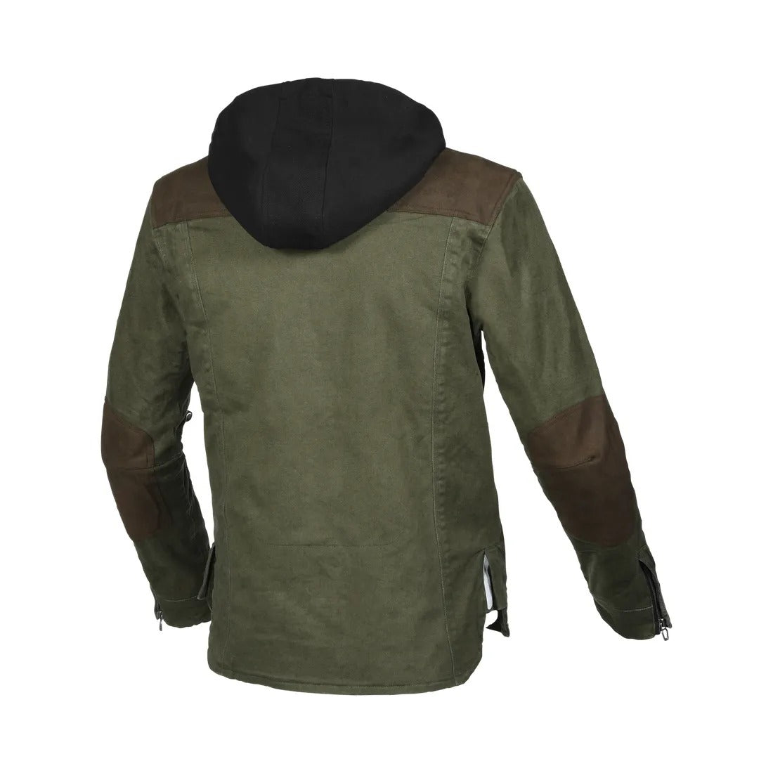 MACNA INLAND HOMBRES MOTO TEXTIL CAPUCHA CHAQUETA VERDE