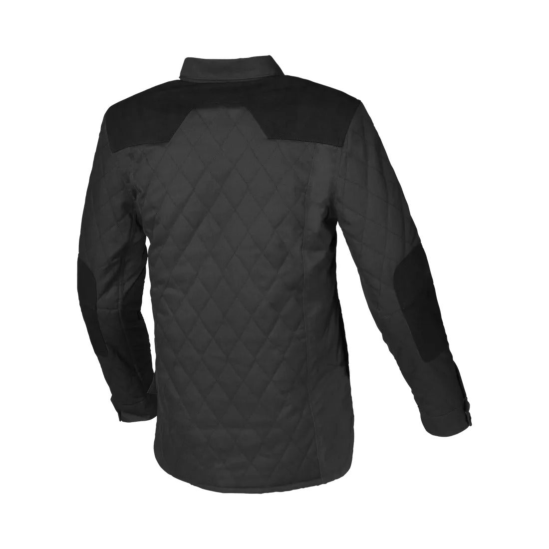 MACNA INLAND QUILTED HOMBRES TEXTIL CHAQUETA ESTILO CAMISA NEGRO