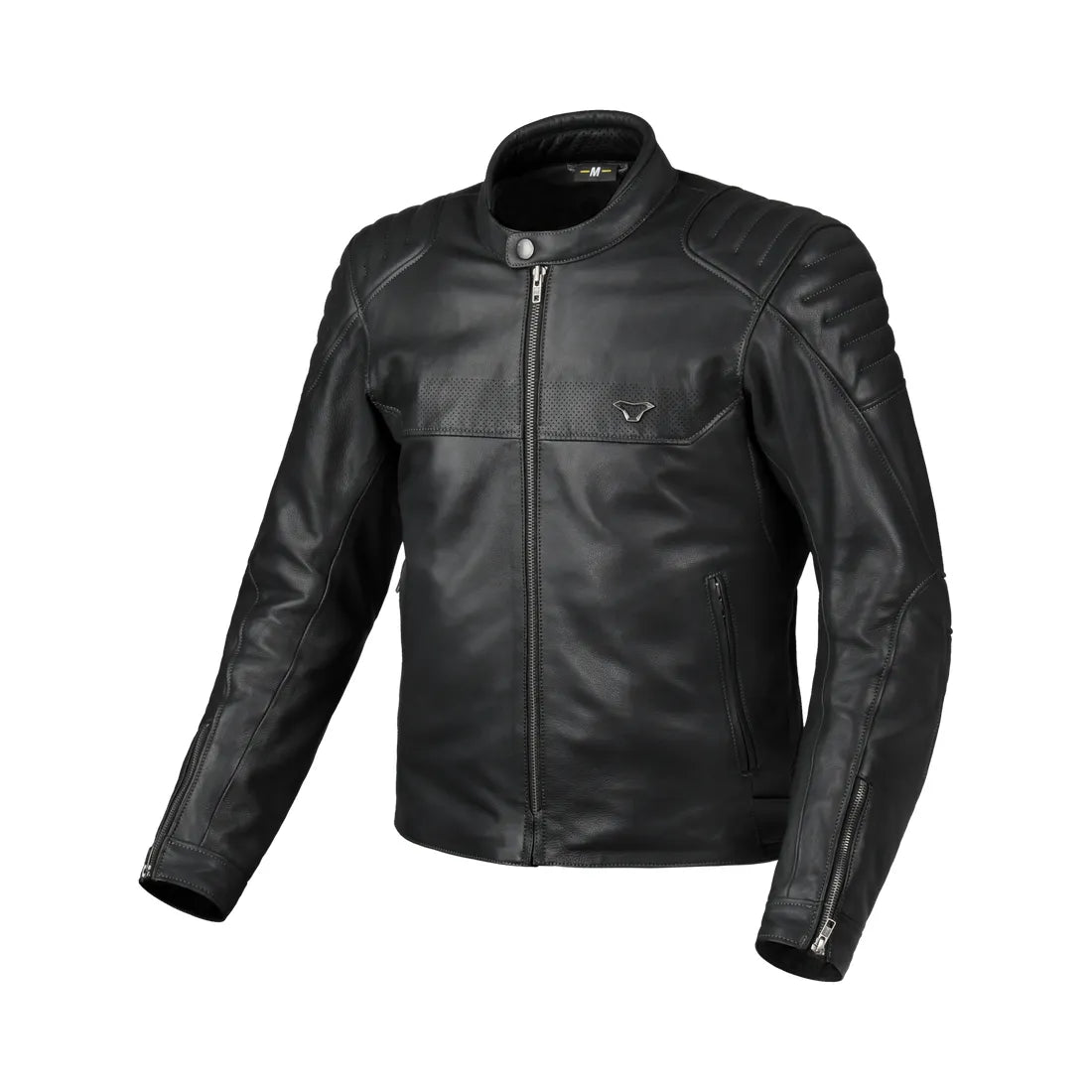 Macna Lance 2.0 hombre Chaqueta cuero textil Negro