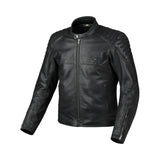 Macna Lance 2.0 hombre Chaqueta cuero textil Negro
