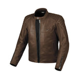 MACNA Lance 2.0 hombre Chaqueta cuero moto marrón