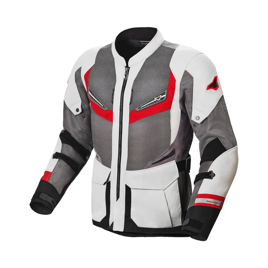Macna Aerocon Night Eye para hombre Chaqueta aventura turismo