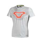 MACNA Logo Mujer Camisa Blanca Naranja