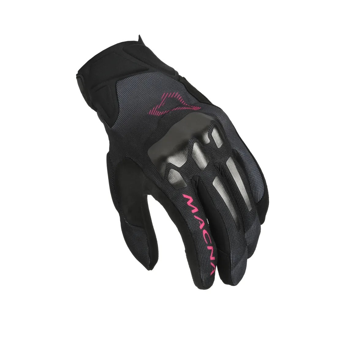 MACNA MANA MUJERES GUANTES MOTO ERGOTHUMB NEGRO ROSA - GUANTES